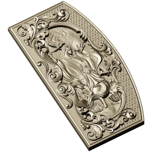 Prophecy of the Vlva - high-relief decorative panel STL