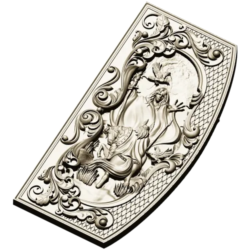 Prophecy of the Vlva - high-relief decorative panel STL