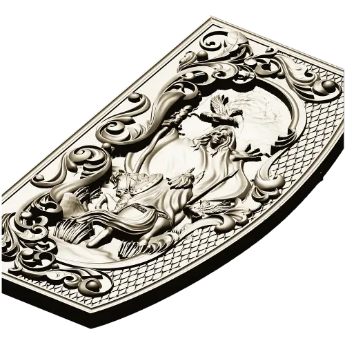 Prophecy of the Vlva - high-relief decorative panel STL