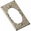 Baroque Griffin Oval Frame STL for CNC Relief