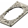 Baroque Griffin Oval Frame STL for CNC Relief