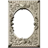 Baroque Griffin Oval Frame STL for CNC Relief