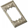 Heraldic Woven Frame - STL 3D model for CNC milling