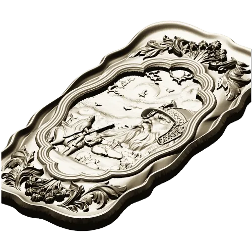 Барельеф Руслан - 3D модель STL для ЧПУ