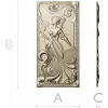 Grecian Muse decorative panel - STL 3D model for CNC