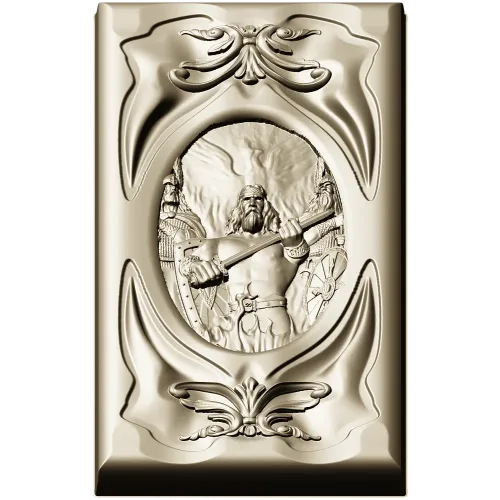 Sacred Flame Guardian - relief panel STL for CNC