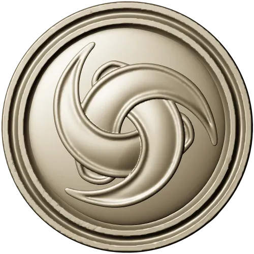 Trinity Swirl Rosette - 3D model STL for CNC milling