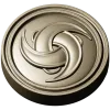 Trinity Swirl Rosette - 3D model STL for CNC milling