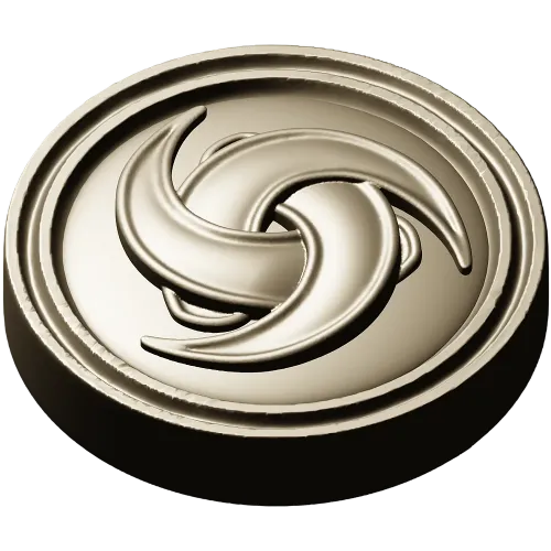 Trinity Swirl Rosette - 3D model STL for CNC milling