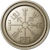 Руническая фишка "Вегвизир" - STL модель для ЧПУ