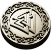 Valknut Medallion - STL 3D model for CNC milling