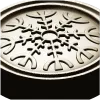 Runic Rosette Token - STL 3D model for CNC milling