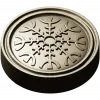 Runic Rosette Token - STL 3D model for CNC milling