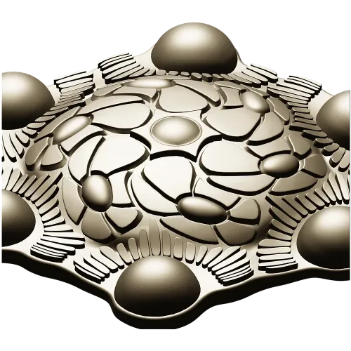 Розетка Гексофлора - 3D модель STL для ЧПУ
