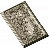 Freya with Sacred Cats - high-relief panel STL for CNC