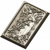 Freya with Sacred Cats - high-relief panel STL for CNC