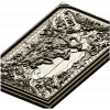 Freya with Sacred Cats - high-relief panel STL for CNC