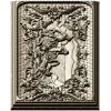 Freya with Sacred Cats - high-relief panel STL for CNC