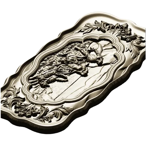 Freya and the Cats - Ornamental Relief STL for CNC