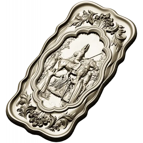 Appearance of Svarog - high-relief decorative panel STL for CNC