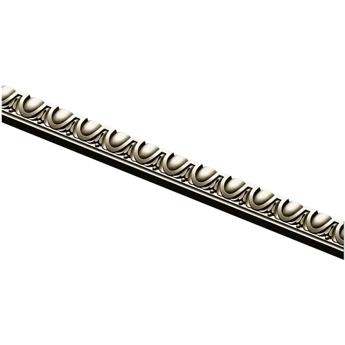 Classic Egg-and-Dart Baguette - STL 3D Model for CNC Milling