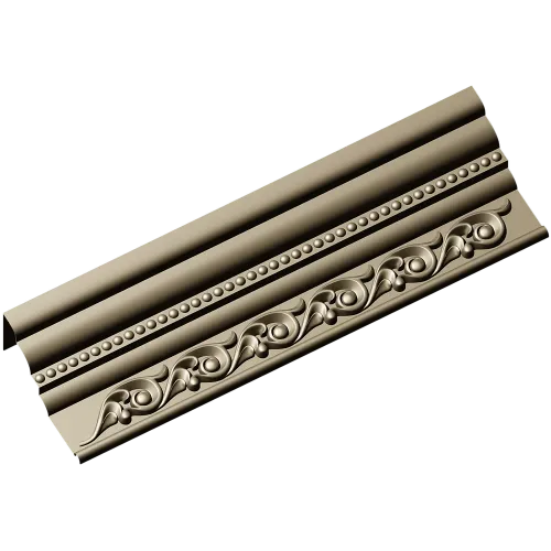 Акантовый декоративный фриз в классическом стиле - STL для ЧПУ