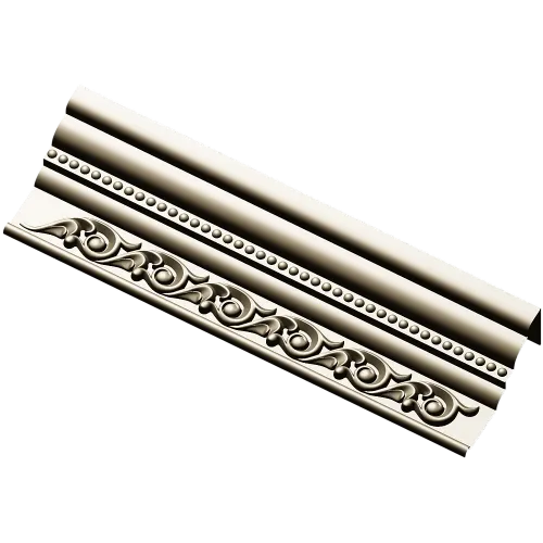 Акантовый декоративный фриз в классическом стиле - STL для ЧПУ
