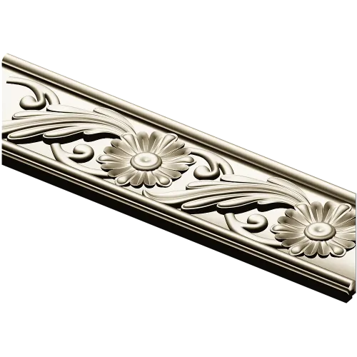Classic Floral Baguette STL for CNC Carving