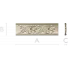 Classic Floral Baguette STL for CNC Carving