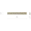 Regal Acanthus Baguette STL 3D Model for CNC