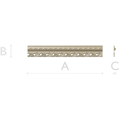 Acanthus Scroll Frame Moulding STL