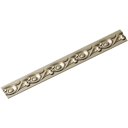 Aurelia Filigree Baguette - STL 3D model for CNC milling