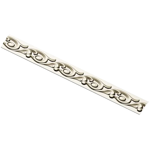 Aurelia Filigree Baguette - STL 3D model for CNC milling