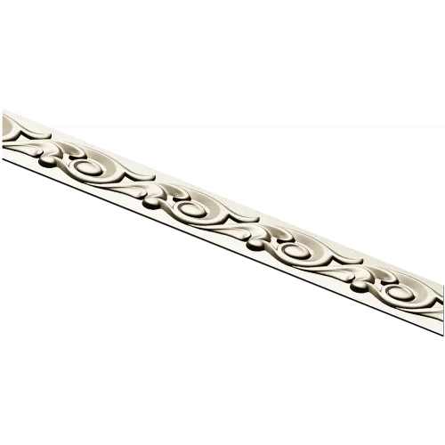 Aurelia Filigree Baguette - STL 3D model for CNC milling