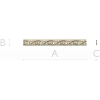 Aurelia Filigree Baguette - STL 3D model for CNC milling