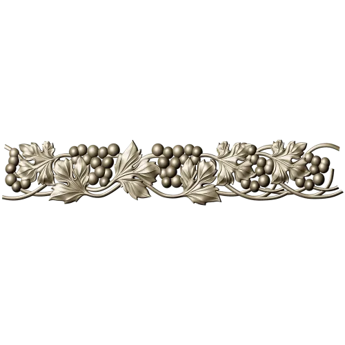 Grapevine Frieze STL for CNC Carving