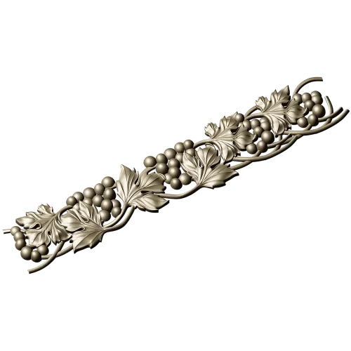 Grapevine Frieze STL for CNC Carving