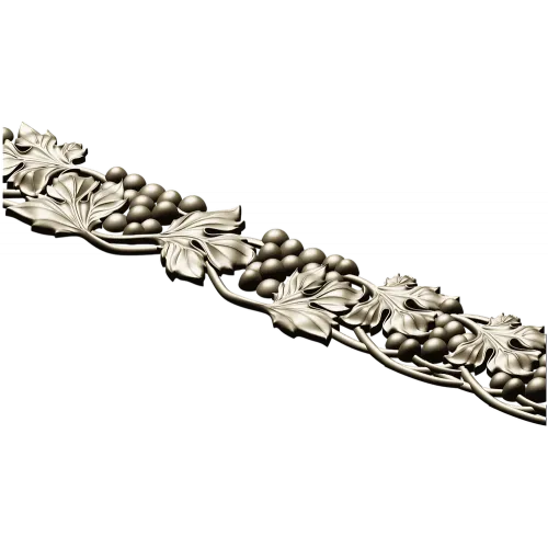 Grapevine Frieze STL for CNC Carving