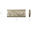 Ornate Acanthus Baguette - STL 3D Model for CNC
