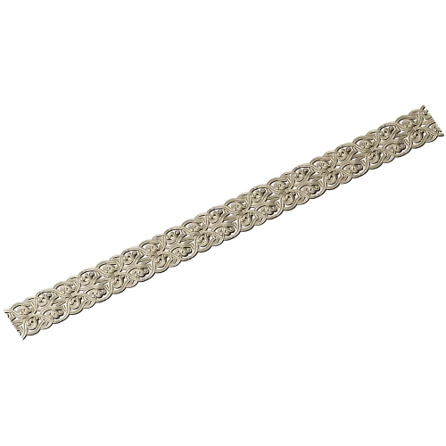 Ornamental Interlace Baguette STL for CNC