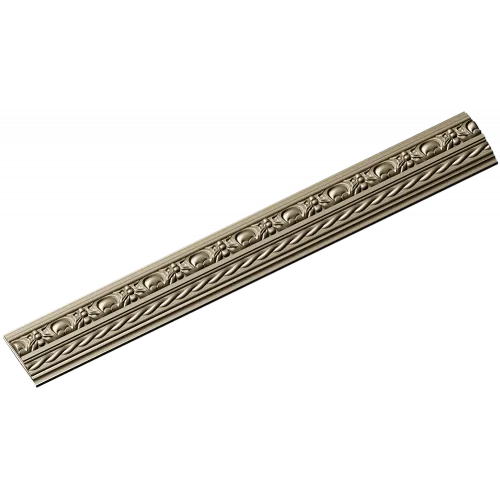 Regal Rope & Rosette Baguette - STL 3D model for CNC milling