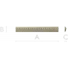 Regal Rope & Rosette Baguette - STL 3D model for CNC milling