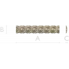 Rosette Baguette STL 3D Model for CNC Router
