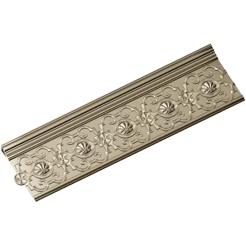 Розеттный бордюр - stl модель для ЧПУ, декоративный багет для фрезера