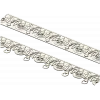 Ornamental Ringed Baguette - STL 3D model for CNC