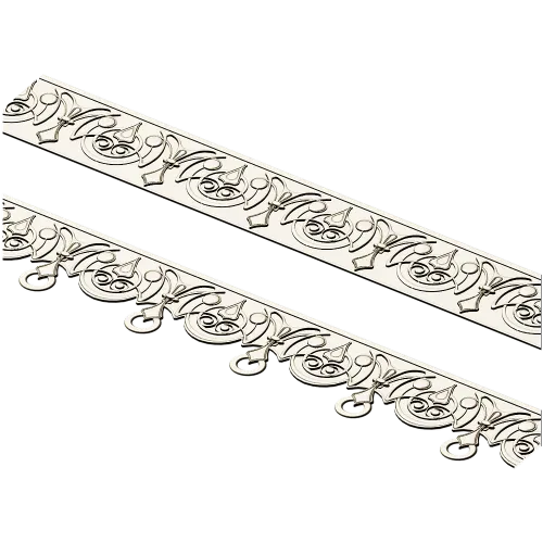 Ornamental Ringed Baguette - STL 3D model for CNC