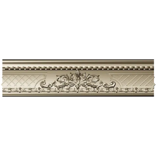 Rosa Aurea Frieze - ornate baguette STL model for CNC