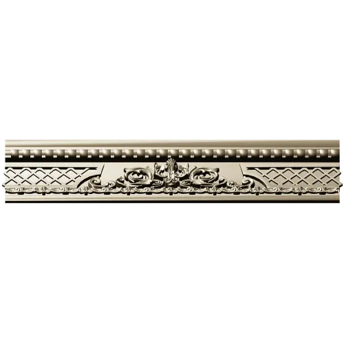 Rosa Aurea Frieze - ornate baguette STL model for CNC