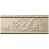 Floral Scroll Baguette - STL 3D model for CNC