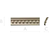 Regal medallion baguette - STL 3D model for CNC